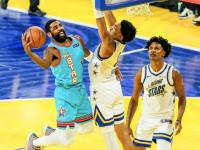 美洲篮球明星联赛选手抵达全明星赛现场，备战激烈的简单介绍